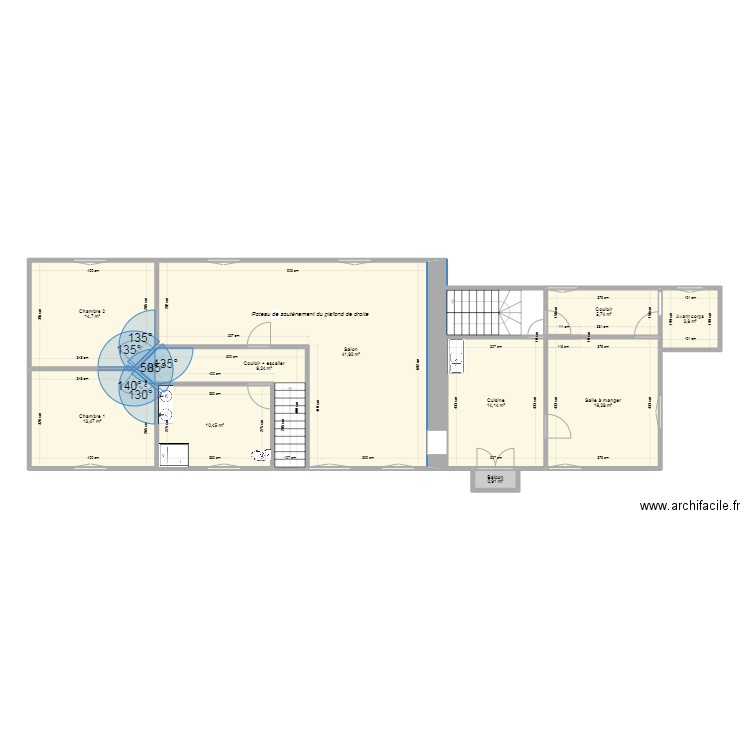 Prieuré du Saillant. Plan de 0 pièce et 0 m2