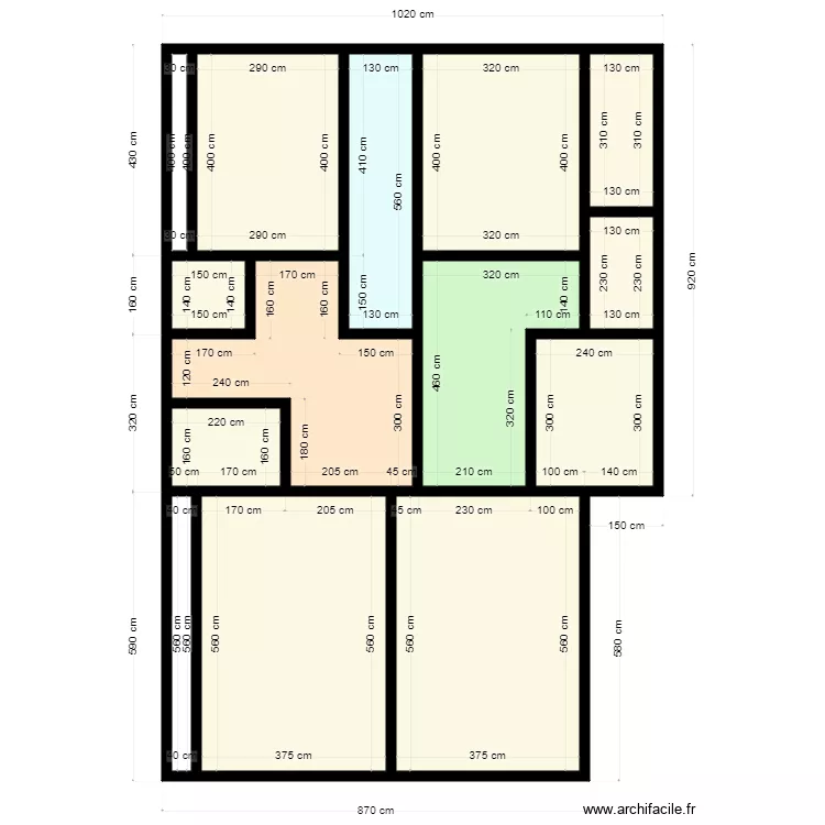 Similation 44314989. Plan de 