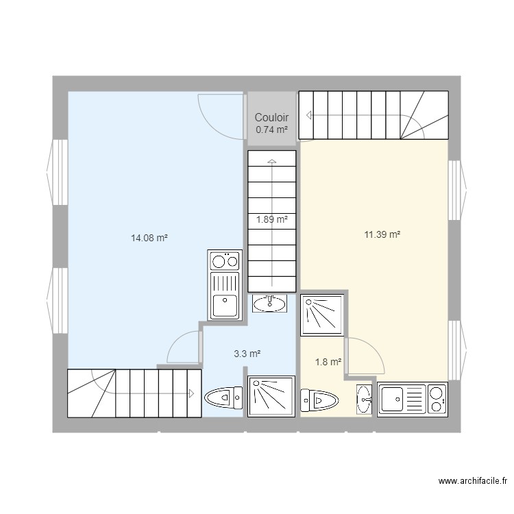 SAINT OUEN ETAGE N. Plan de 0 pièce et 0 m2