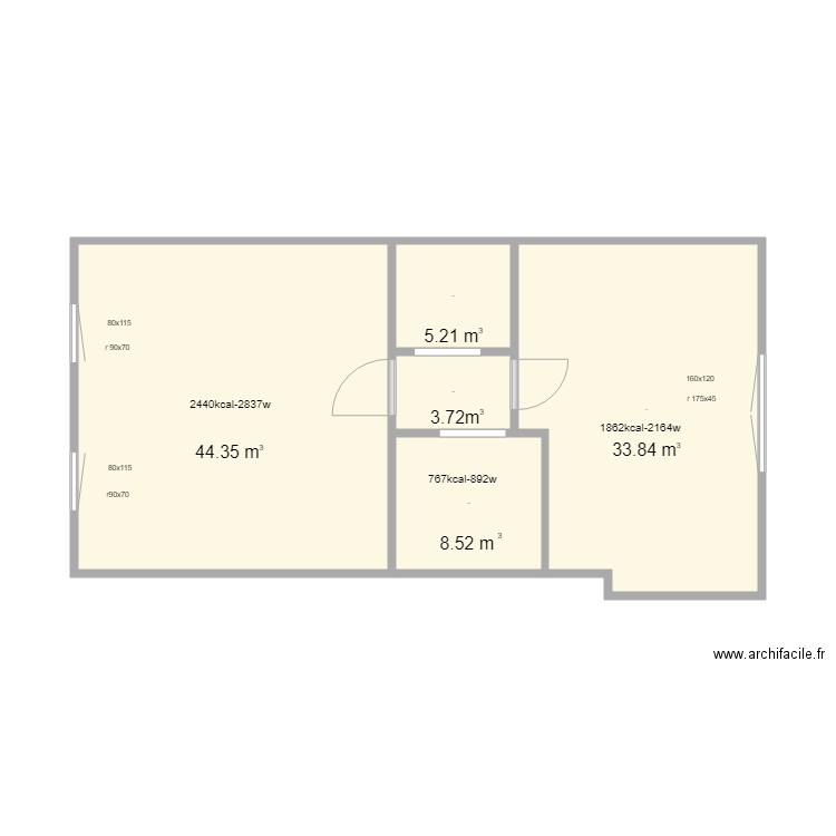 diane 1er etage bis 2. Plan de 0 pièce et 0 m2