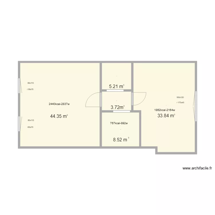 diane 1er etage bis 2. Plan de 