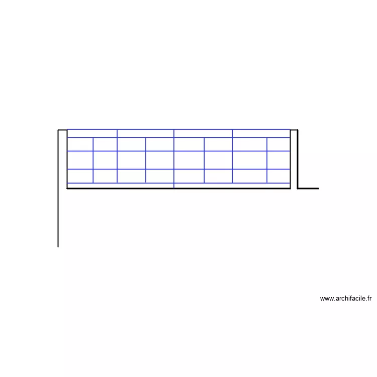 atelier pneus modif. Plan de 