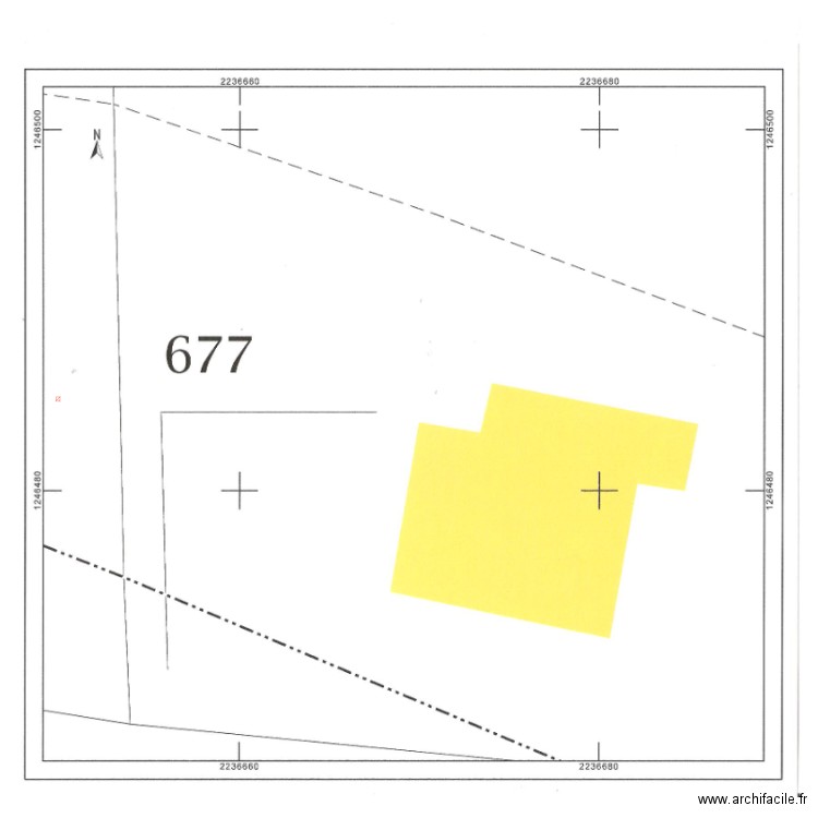 cadastre. Plan de 0 pièce et 0 m2