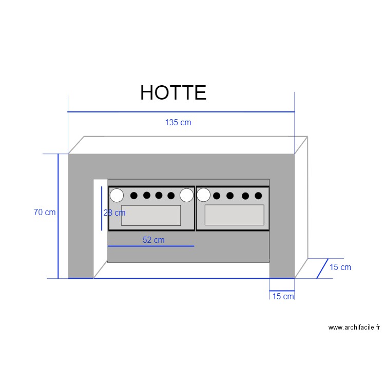 HOTE CUISINE. Plan de 0 pièce et 0 m2