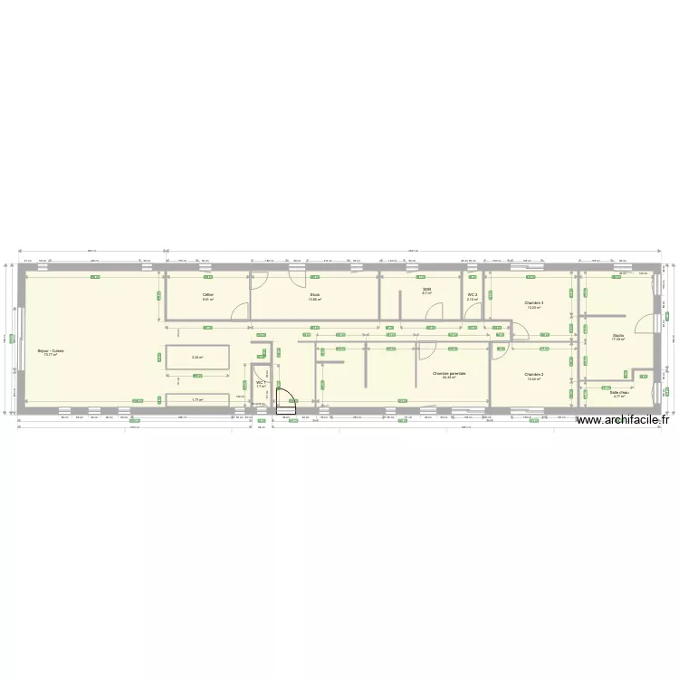 Loft Montardon. Plan de Loft Montardon. Plan de
