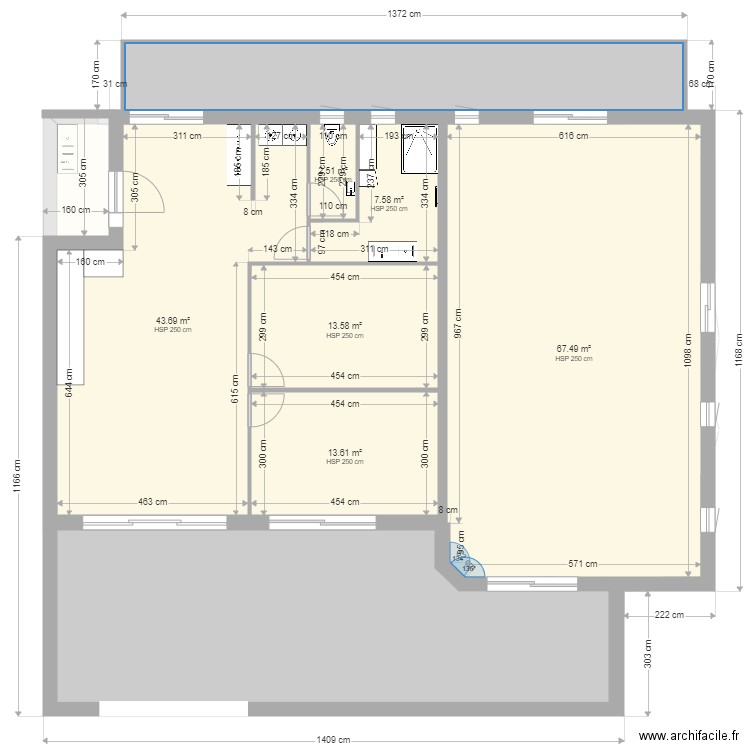 PROJET HC CONCIERGERIE. Plan de 0 pièce et 0 m2