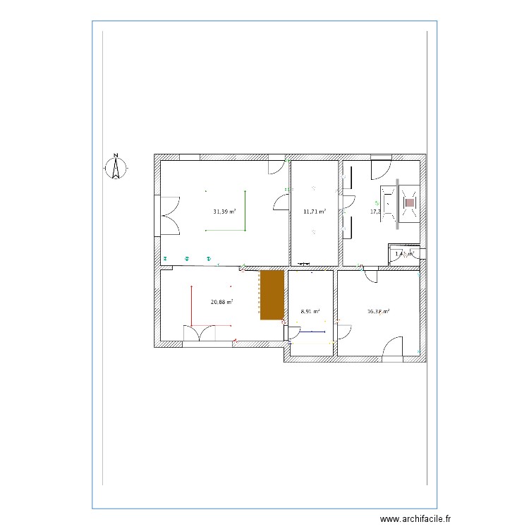 Maison Cestas. Plan de 0 pièce et 0 m2
