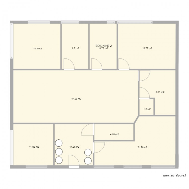 Cabinet Etienne. Plan de 0 pièce et 0 m2