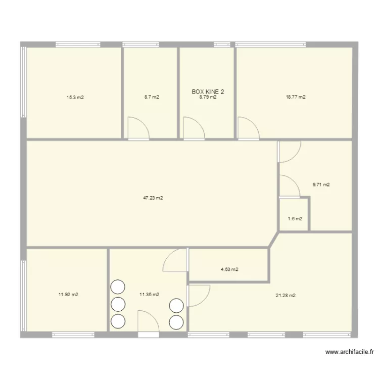 Cabinet Etienne. Plan de Cabinet Etienne. Plan de