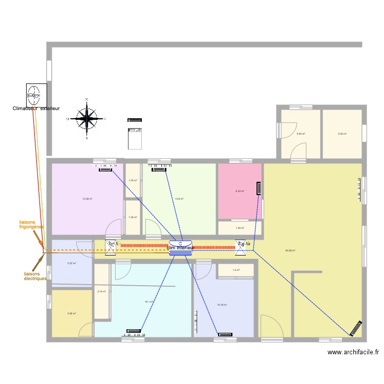 Maison Beniganim 6. Plan de 0 pièce et 0 m2