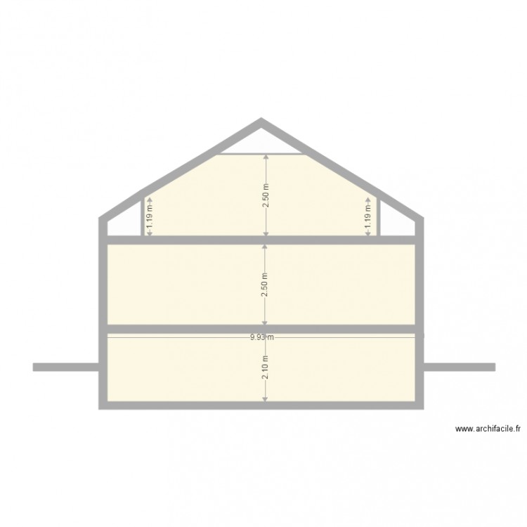 Achour Coupe 2. Plan de 0 pièce et 0 m2