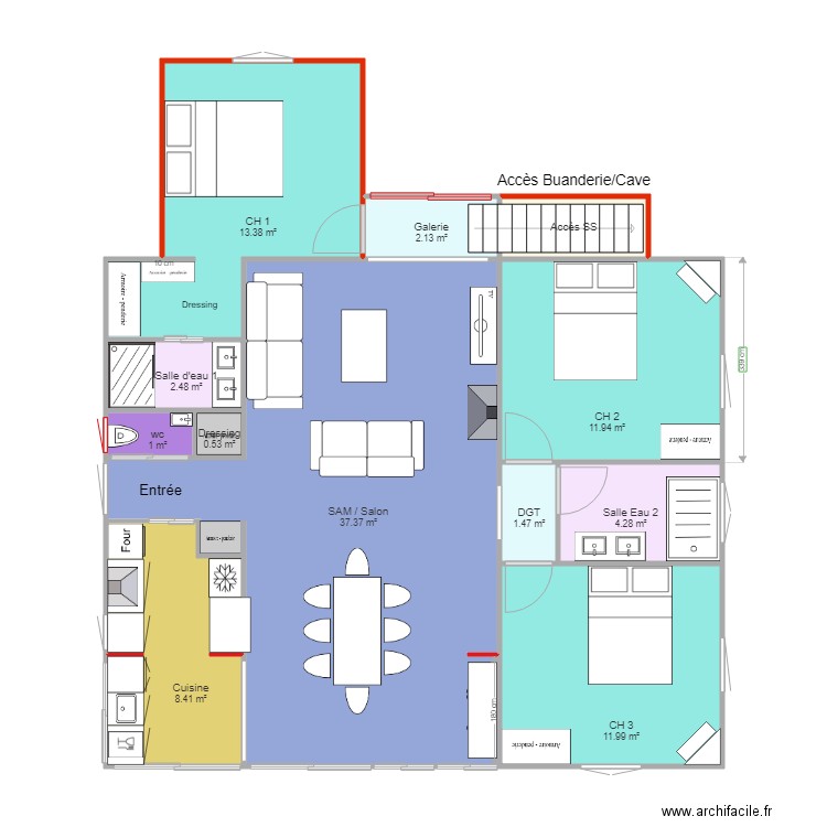 ENSOLEILLEE V DEF MAISON SEULE 1906. Plan de 0 pièce et 0 m2