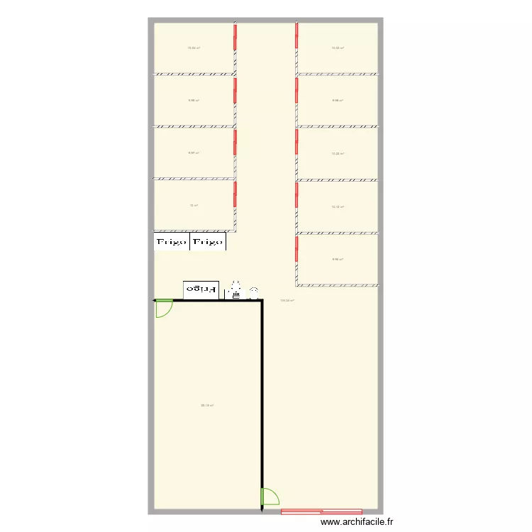 D&eacute;p&ocirc;t Le Havre. Plan de 