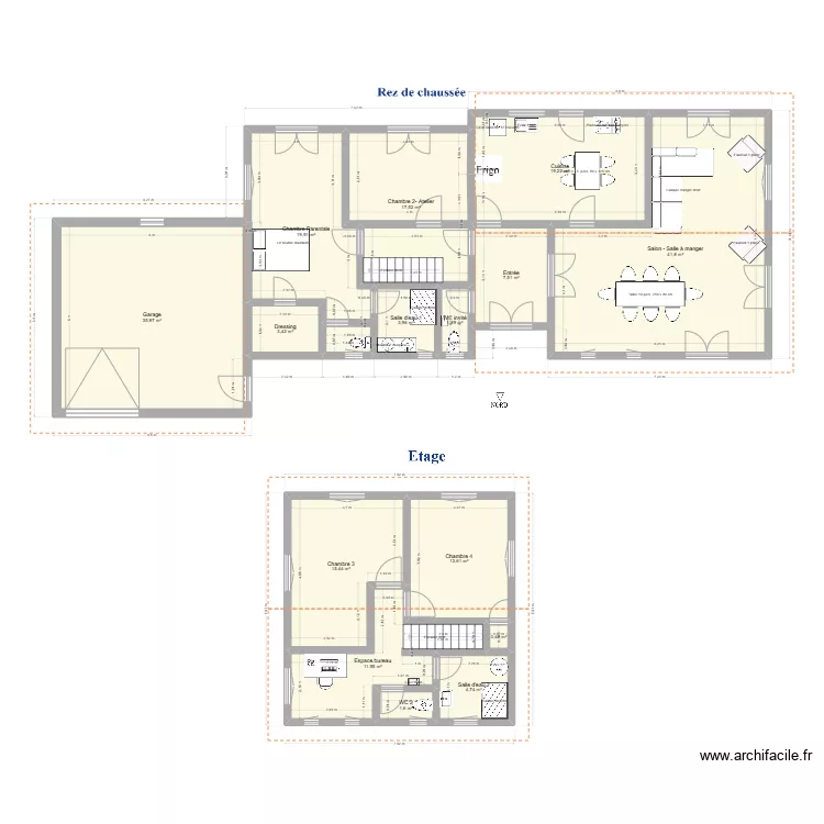 Cuisine Aligalimngolo. Plan de 