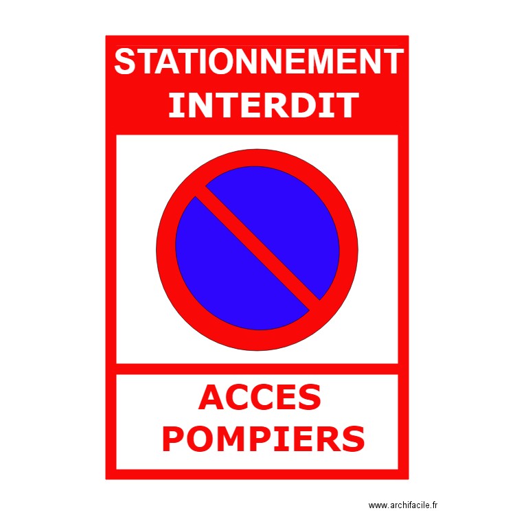 ACCES POMPIER. Plan de 0 pièce et 0 m2