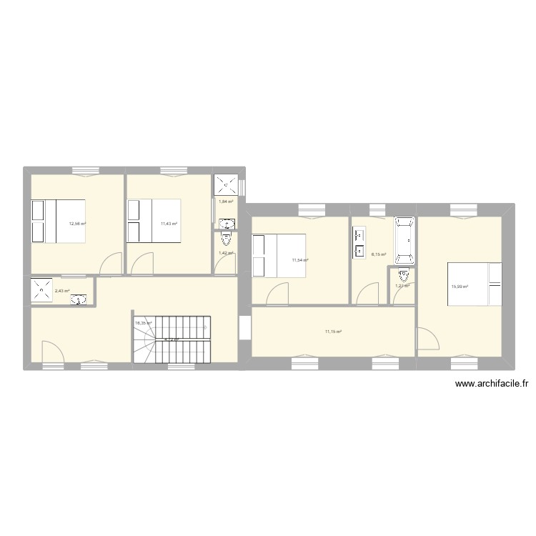 Roseraie3. Plan de 0 pièce et 0 m2