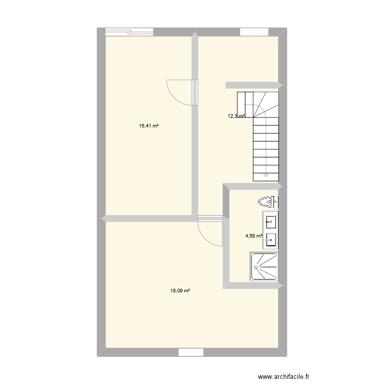 Grenier. Plan de 0 pièce et 0 m2