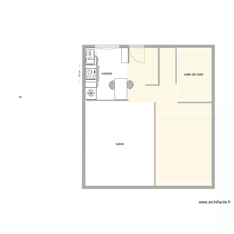 id&eacute;e cuisine. Plan de 