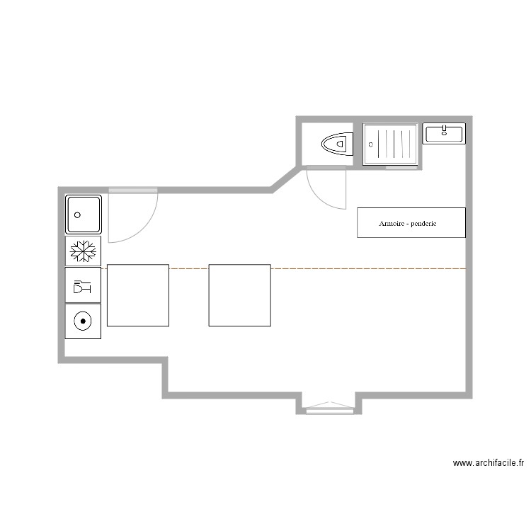 plan condamine . Plan de 0 pièce et 0 m2