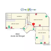 plan &eacute;cole Morgat
