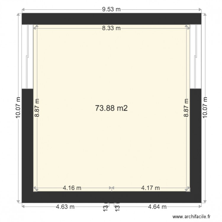 Grange rez 1. Plan de 0 pièce et 0 m2