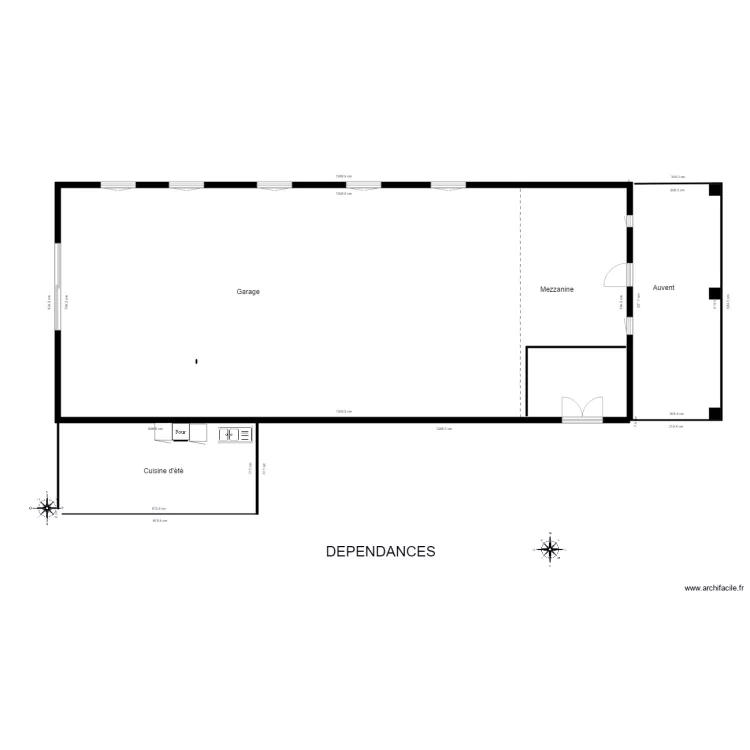 D&eacute;pendances ROSNAY 13 oct 2016. Plan de 