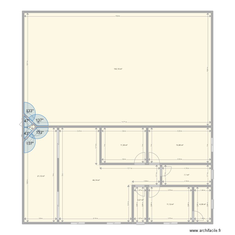 1er étage Combani Definitif. Plan de 0 pièce et 0 m2