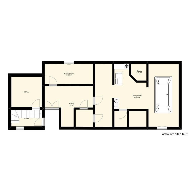 Spa. Plan de 0 pièce et 0 m2