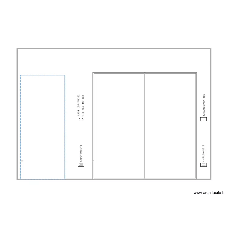 wall 13 master bedroom plugs marking. Plan de 