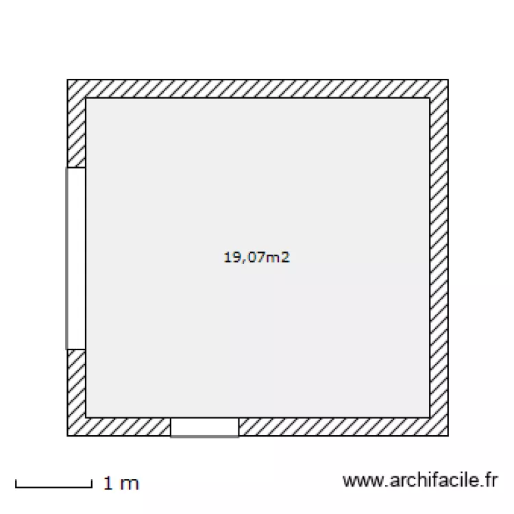 garage. Plan de garage. Plan de