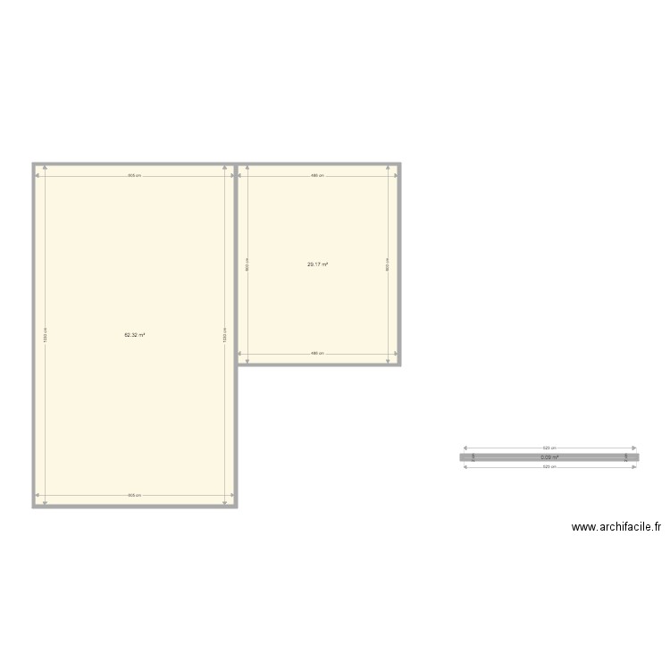 algeco. Plan de 0 pièce et 0 m2