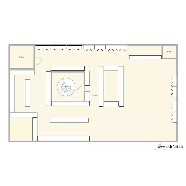 Spar erbalonga. Plan de 4  et 205 m²