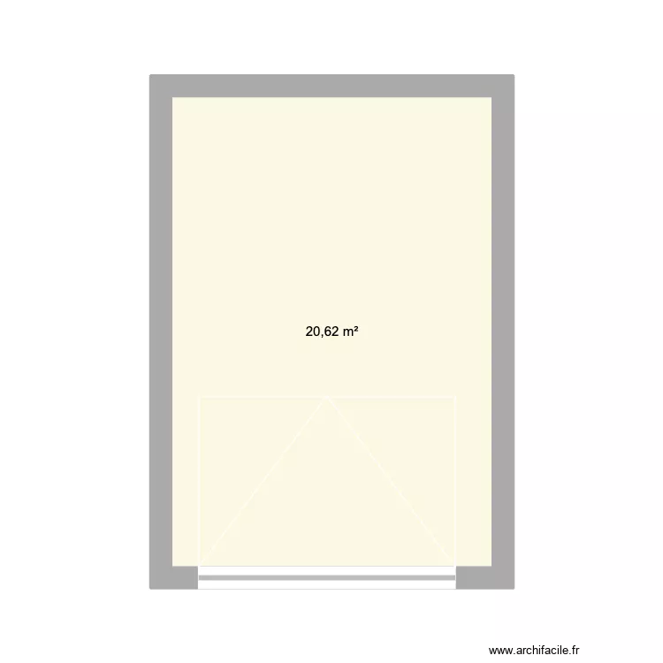 Nouveau garage. Plan de 