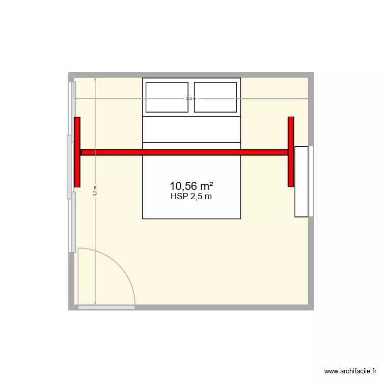 CROUZET 33 PORTIQUE. Plan de 
