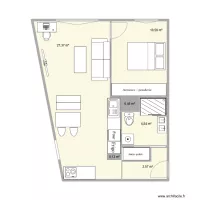 joinville jardin 113m&sup2; - plan apr&egrave;s travaux
