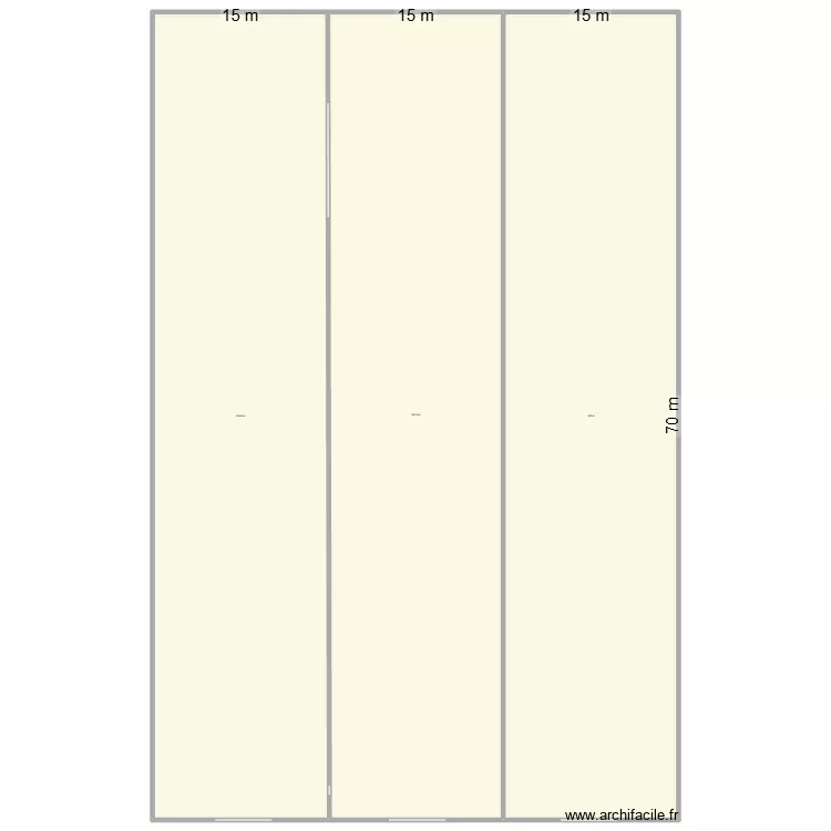 plan eiffage. Plan de 3 Pièces et 3150 m²