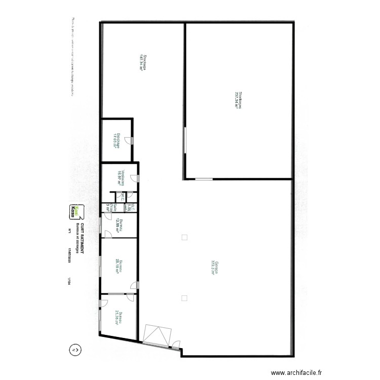 CURT BATIMENT. Plan de 0 pièce et 0 m2