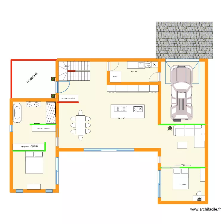 projet le coteau. Plan de 