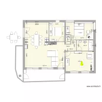 maison avec cloison deplacee