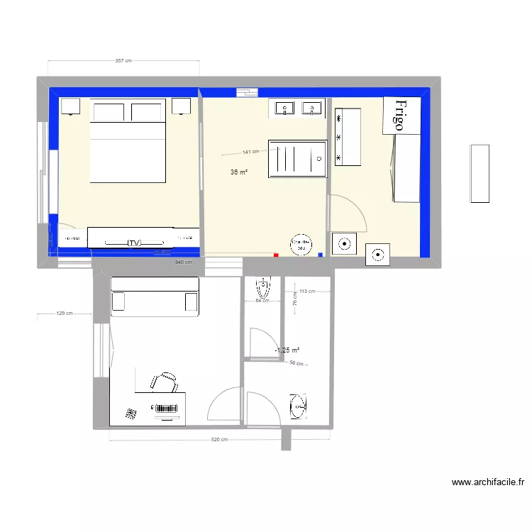 Amenagement Garage V4. Plan de 