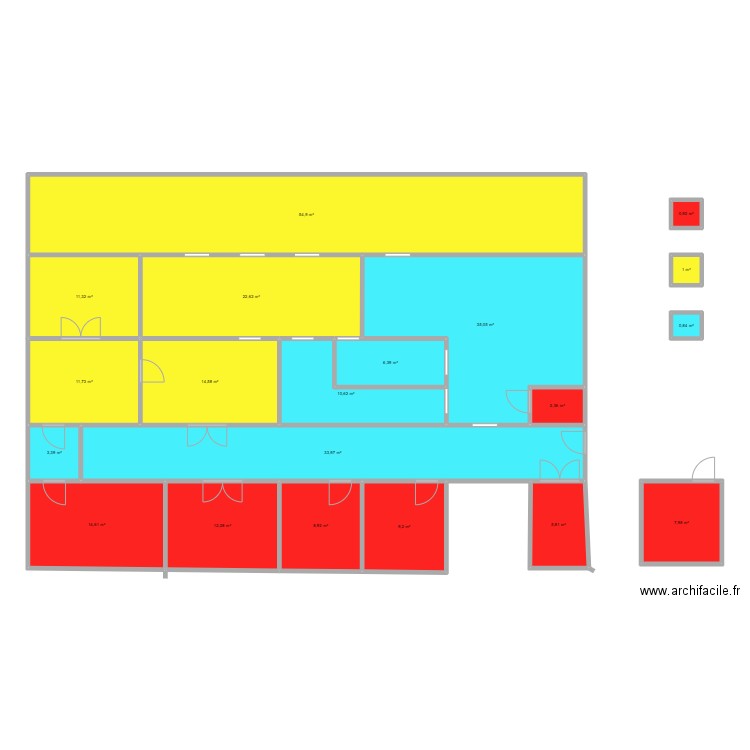 cuisine collège jasmin. Plan de 20 pièces et 269 m2