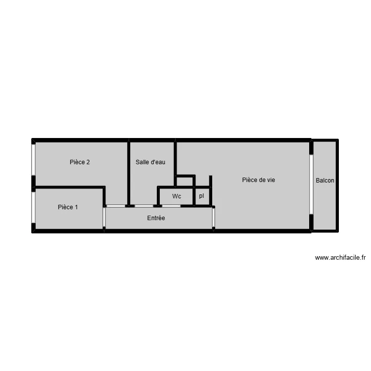 Lefeuvre Amiante. Plan de 8  et 22 m²