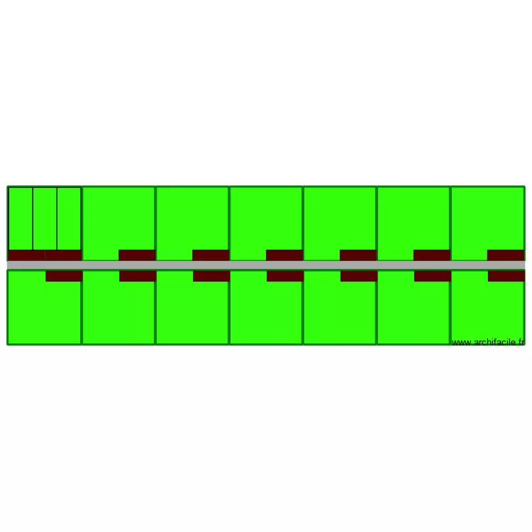 parc lapins. Plan de 
