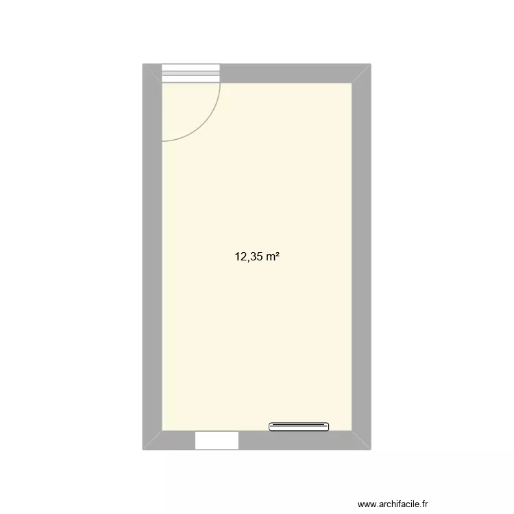 chambre. Plan de 1 pièce et 12 m² chambre. Plan de 1 pièce et 12 m²