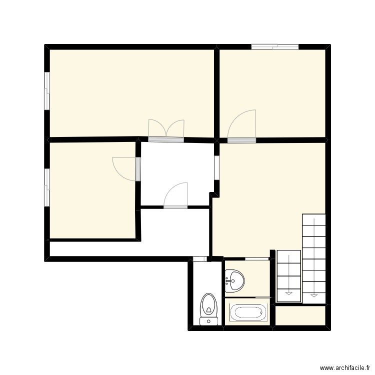 Maison Farid. Plan de 7 pièces et 23 m2