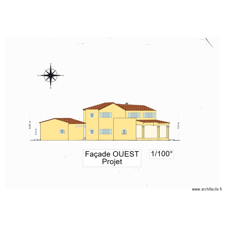 gorguette ouest projet. Plan de 0 pièce et 0 m2