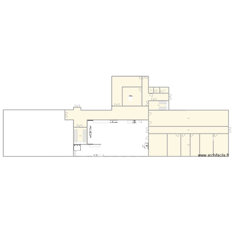 plan de la cuisine internat. Plan de 11 pièces et 566 m2