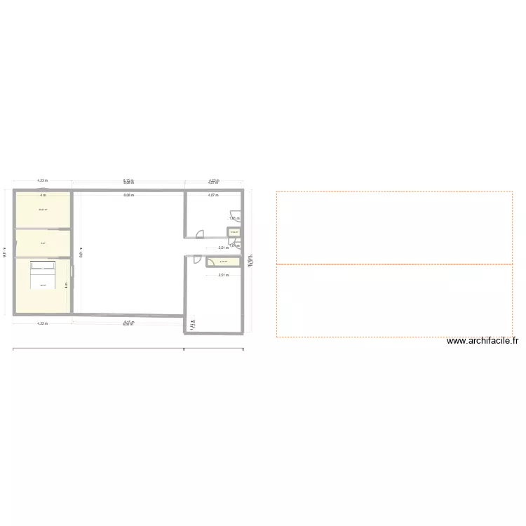 MAISON nico. Plan de 5  et 37 m²