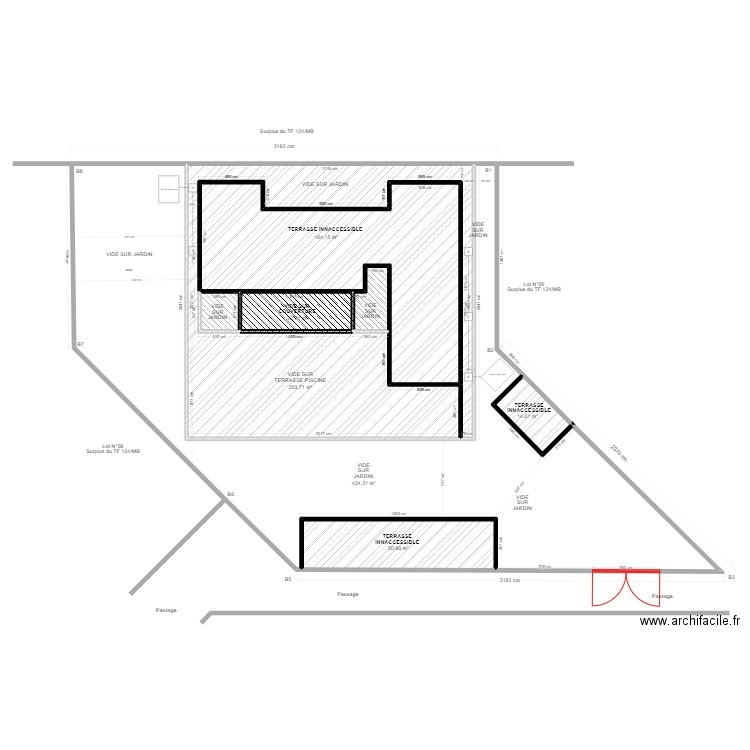 plan de toiture yass. Plan de 8 pièces et 898 m2