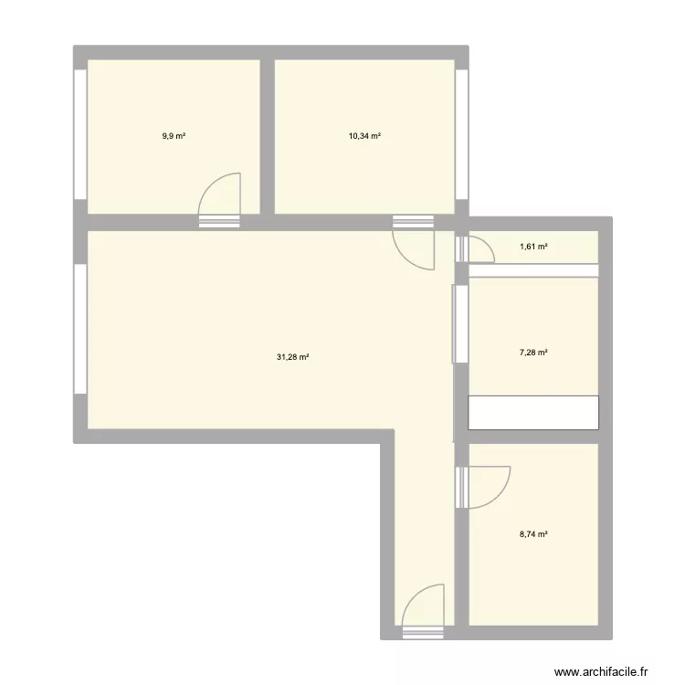 Appart Suffren. Plan de 6 et 69 m² Appart Suffren. Plan de 6 et 69 m²